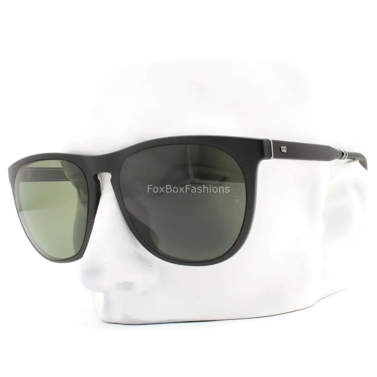 Roger Federer R-1 OV5554SU Sunglasses Matte Black Polarized Green by Oliver Peoples
