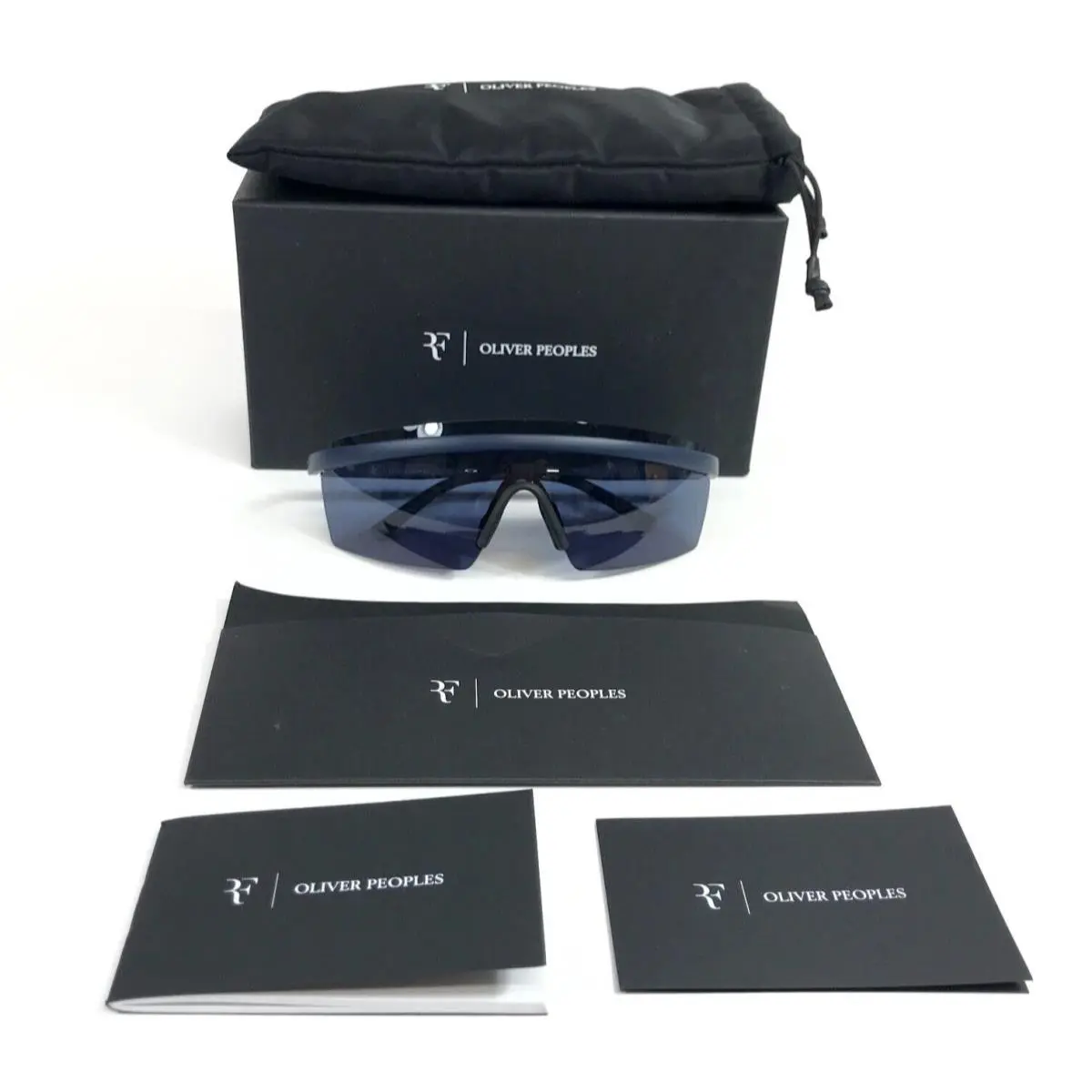 x Roger Federer Sunglasses OV5556S 700380 R-4 Semi Matte Blue Ash by Oliver Peoples