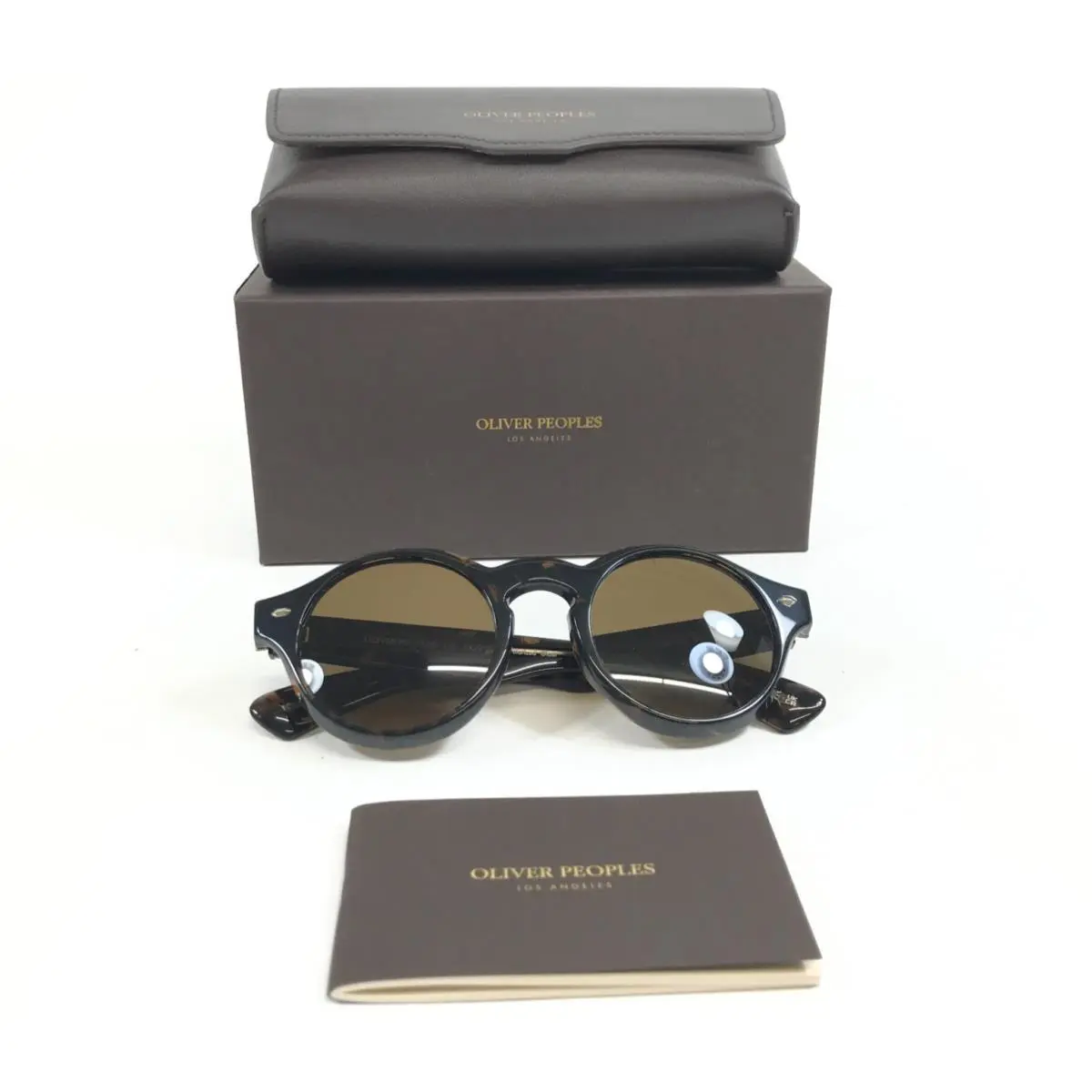 Sunglasses OV543SU 174757 Cassavet Walnut Tortoise Polarized Lens by Oliver Peoples