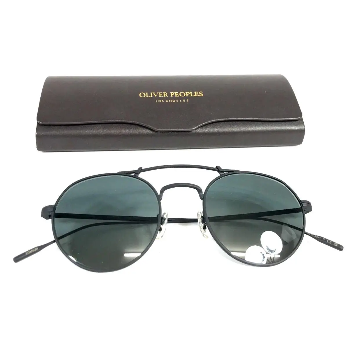 Sunglasses OV1309ST 506241 Reymont Matte Black w/ Steal Gradient by Oliver Peoples