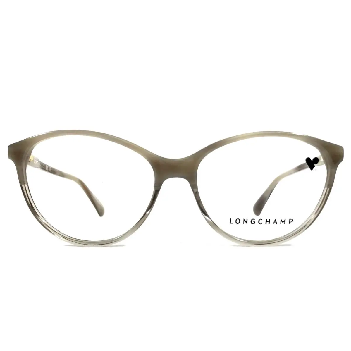 Eyeglasses Frames LO2709 106 Horn Round Full Rim 53-15-140 by Longchamp
