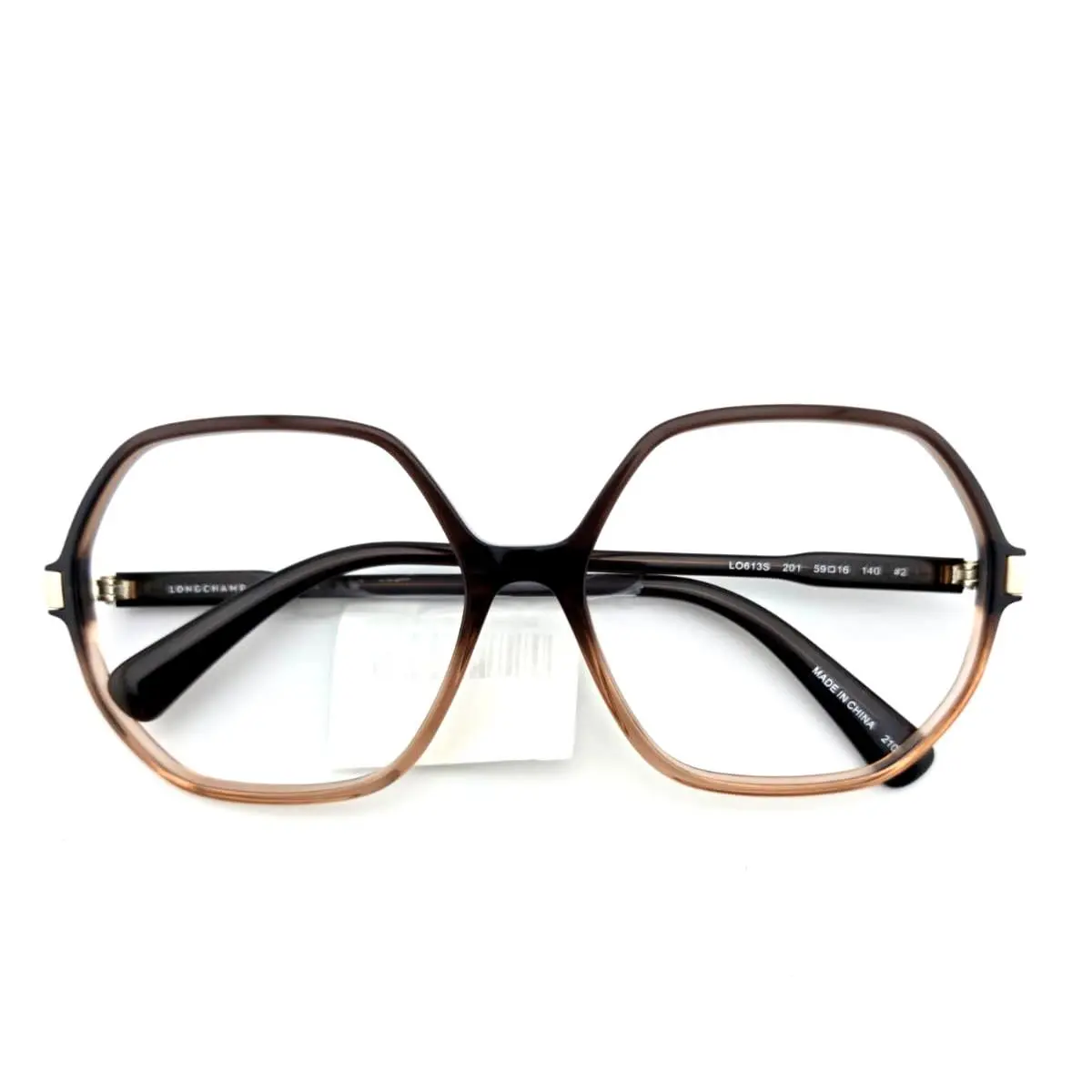 LO613S 201 Brown Unisex Full Rim Eyeglasses Frame 59-16-140 by Longchamp