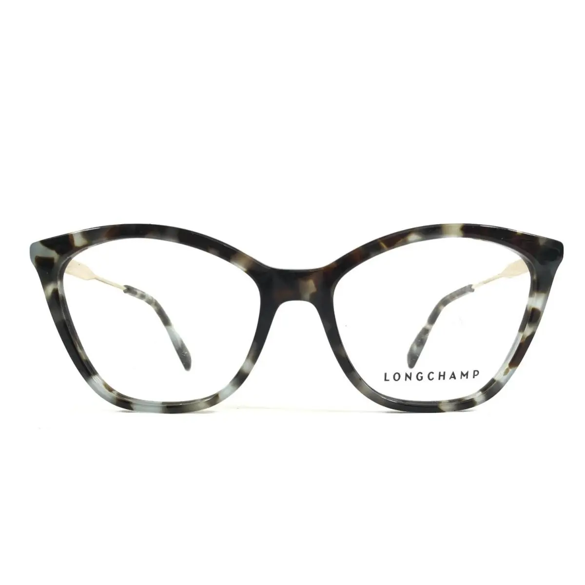 Longchamp Eyeglasses Frames LO2692 404 Gray Tortoise Gold Cat Eye 54-17-145
