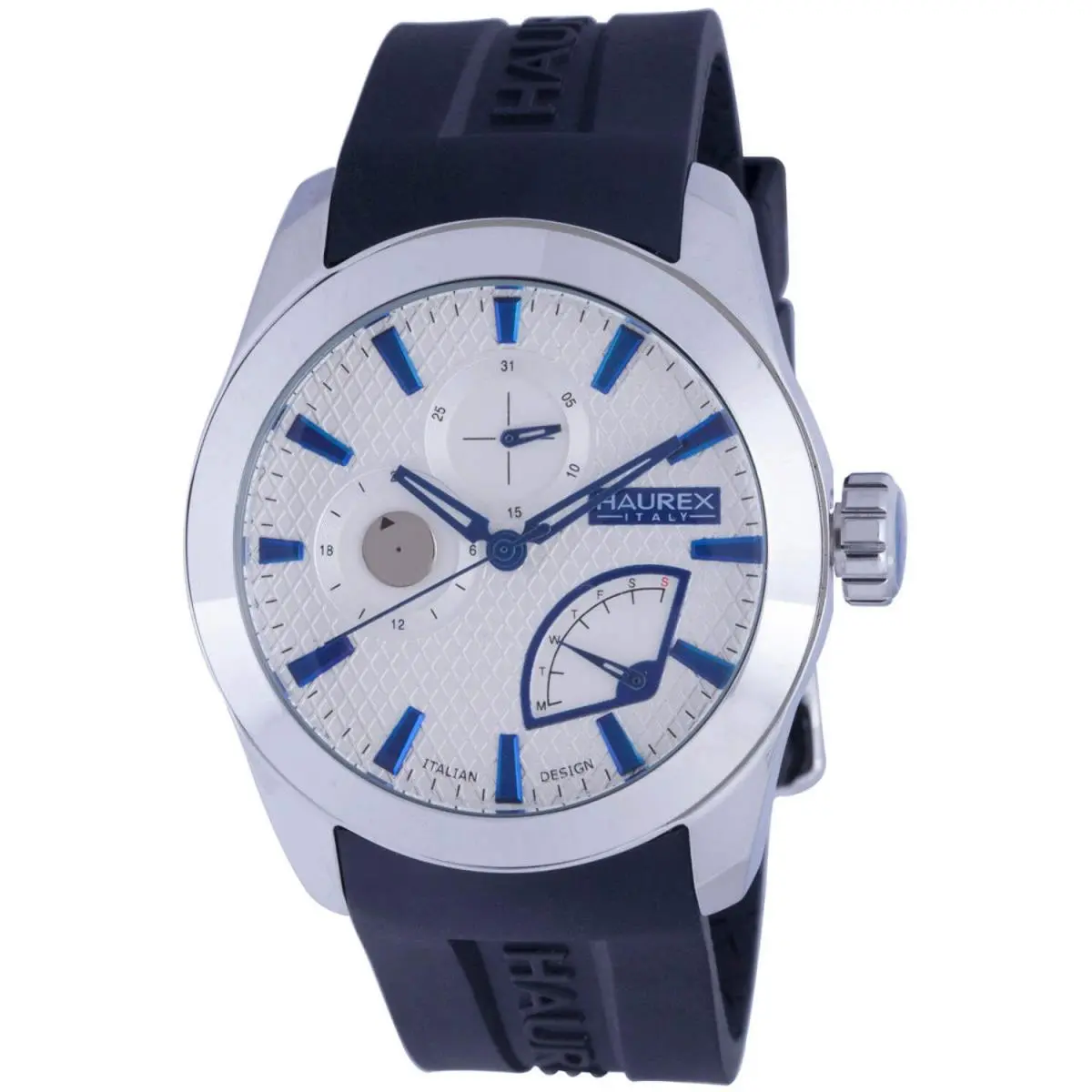Haurex Magister Silver-black Silver Dial Wristwatch 3A501UBN