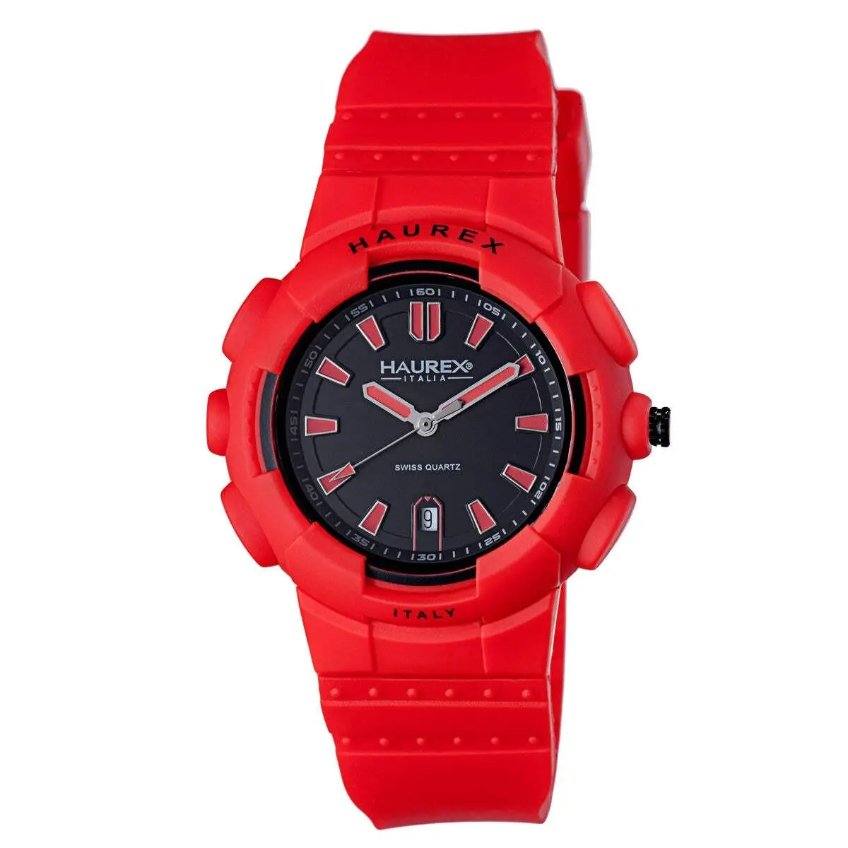 Haurex Tremor Red Black Dial Wristwatch 2P504URR