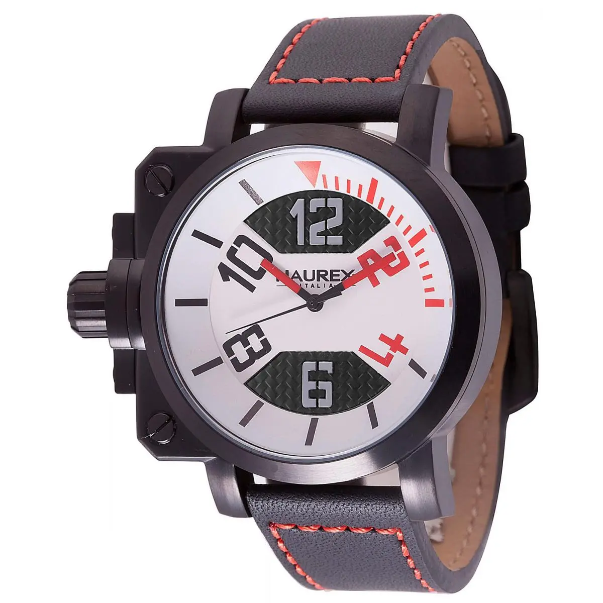 Haurex Gun Black Dial Wristwatch 6A508URN