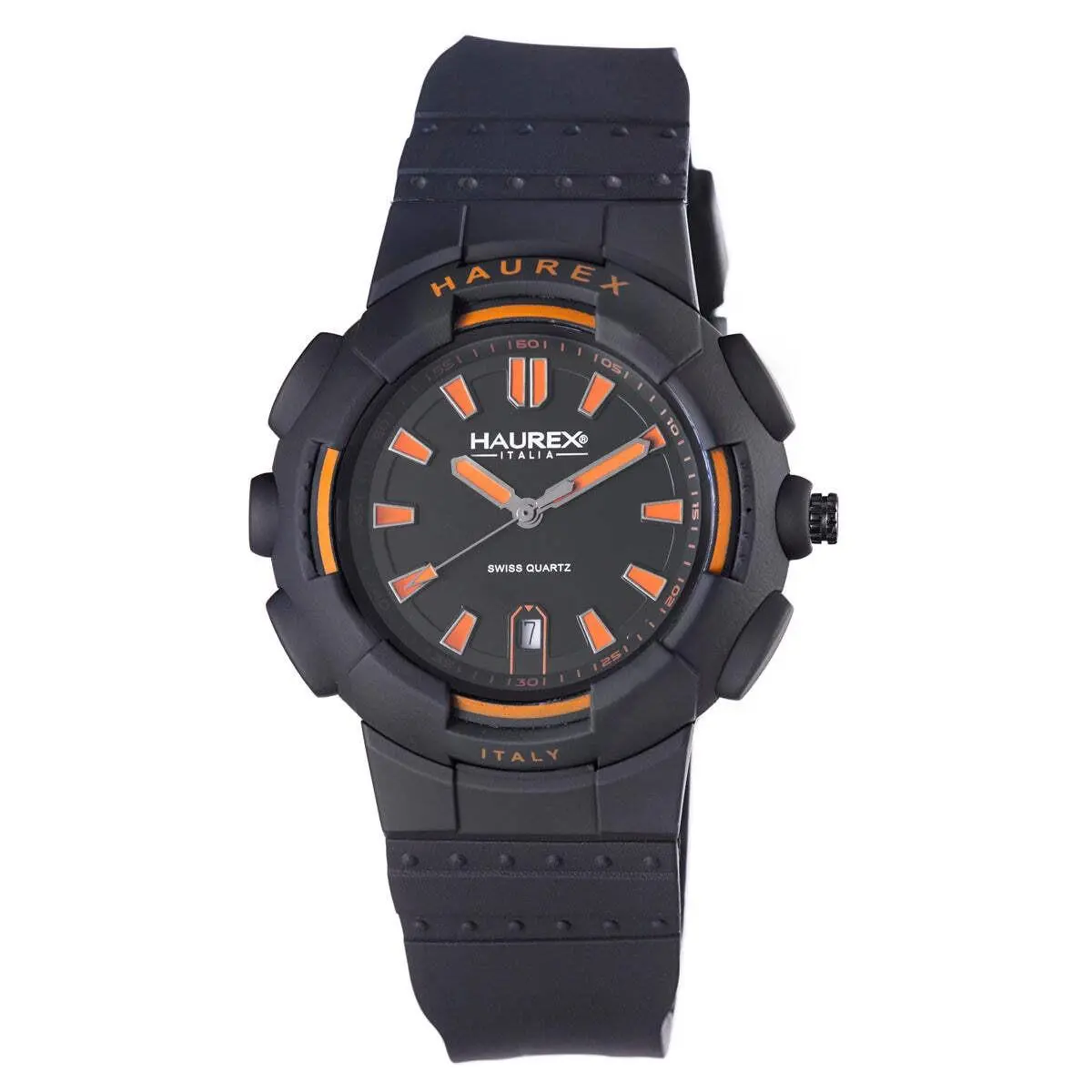 Haurex Tremor Black-orange Black Dial Wristwatch 2P504UYN