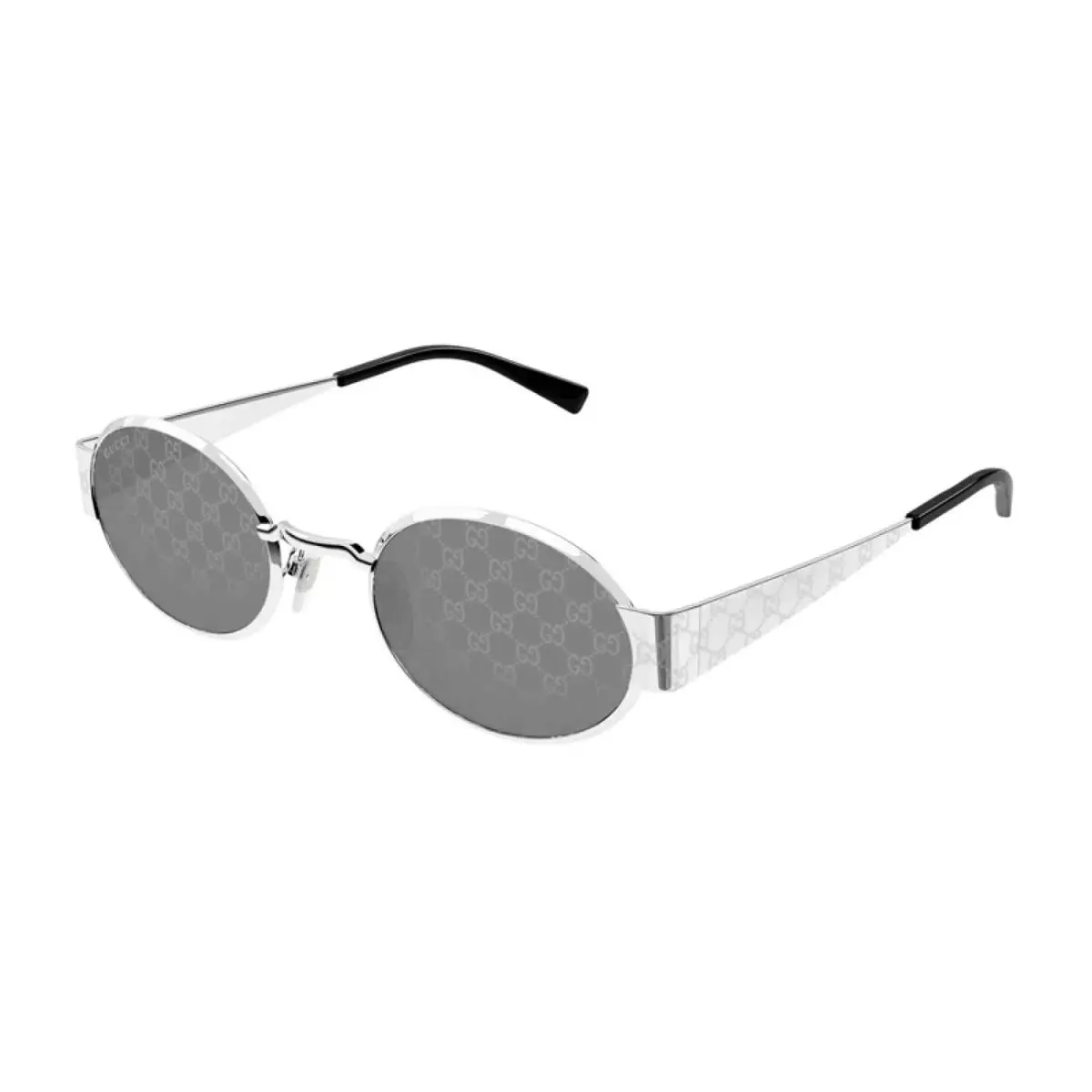GG1854S Oval Metal Womens Sunglasses 51mm by Gucci