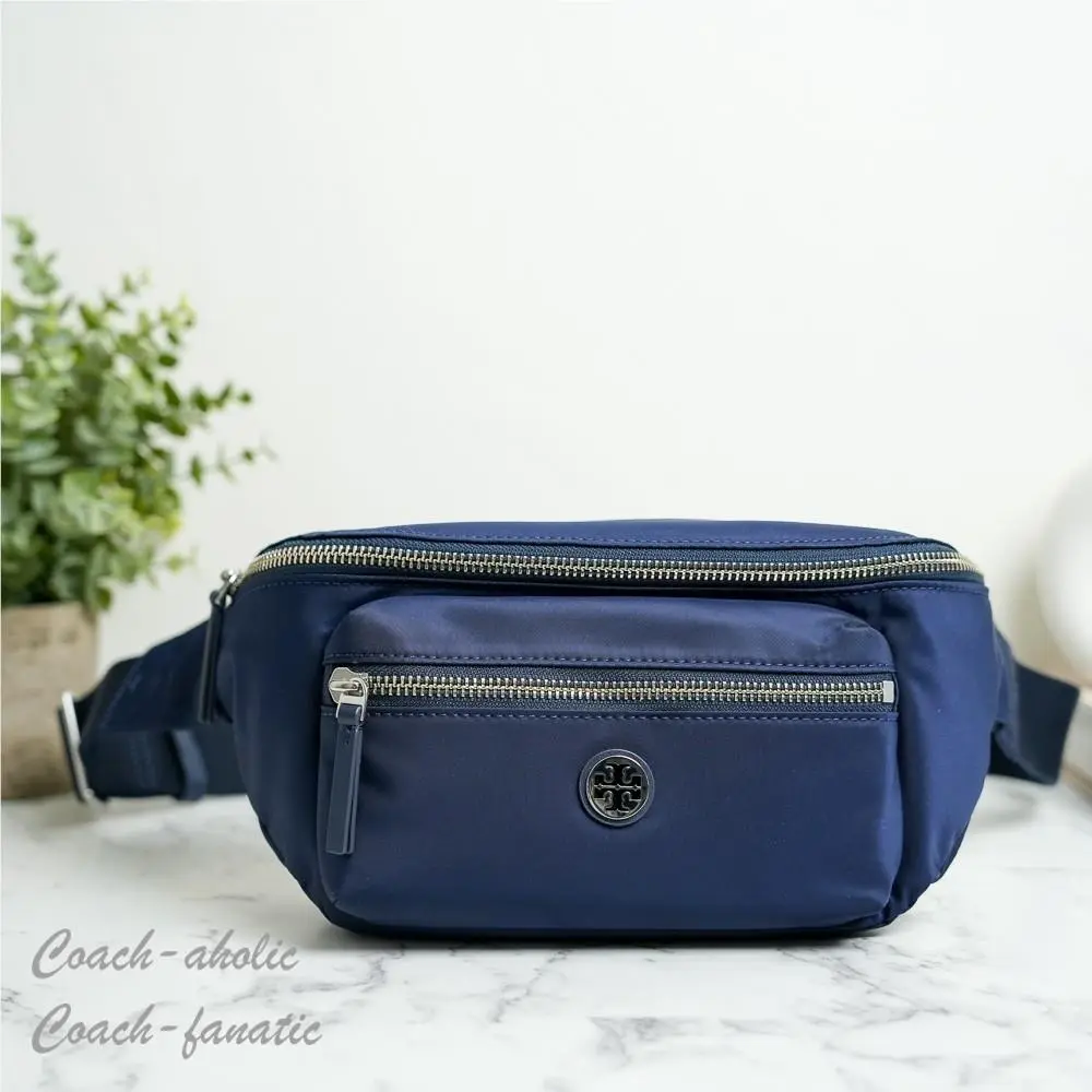 Tory Burch Nylon Belt Bag Fanny Pack 170436 in Tory Navy Lightweight