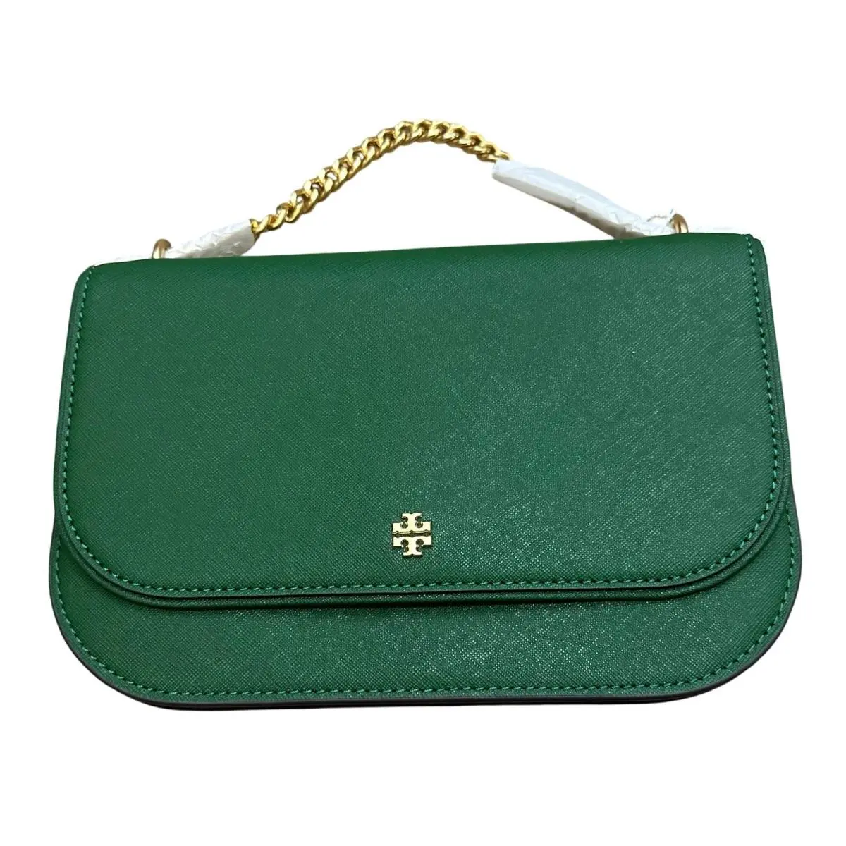 Tory Burch Emerson Flap Adjustable Shoulder Bag Arugula Green 147214