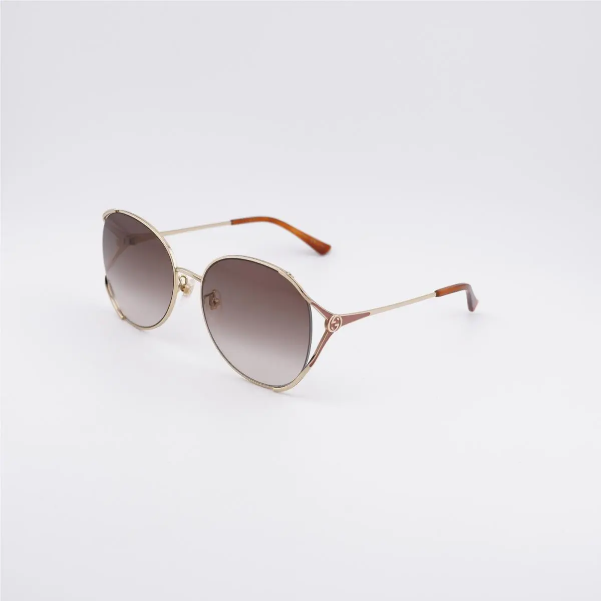 Gucci GG0650SK 004 Gold/brown/brown Gradient 59-18-135 Sunglasses