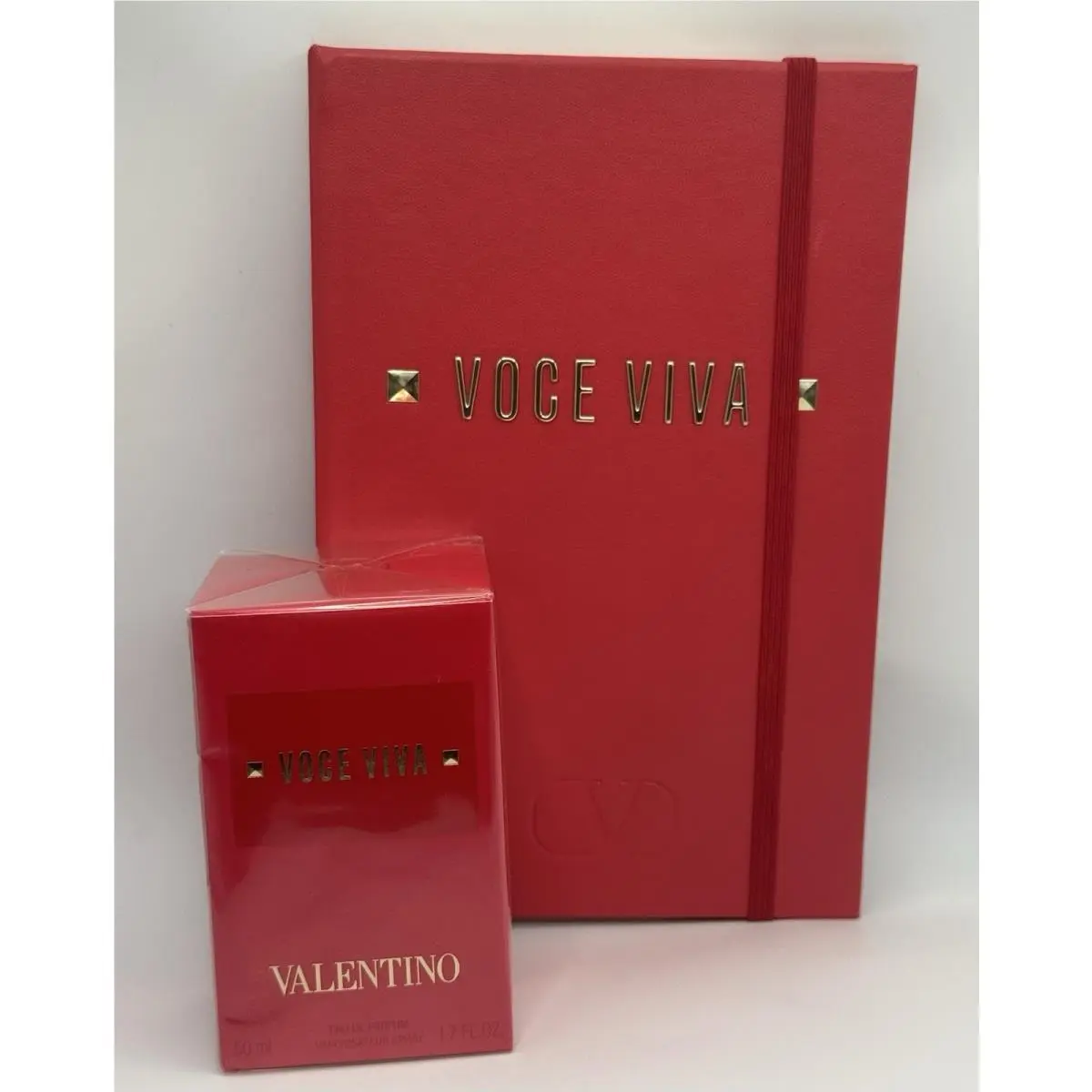 Voce Viva Eau De Parfum 1.7 fl oz / 50mL Spray + Hardcover Notebook by Valentino