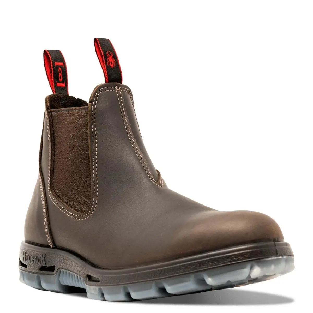 Redback Unpu Great Barrier Nevada Men`s US 11.5 Soft Toe Brown Work Boots