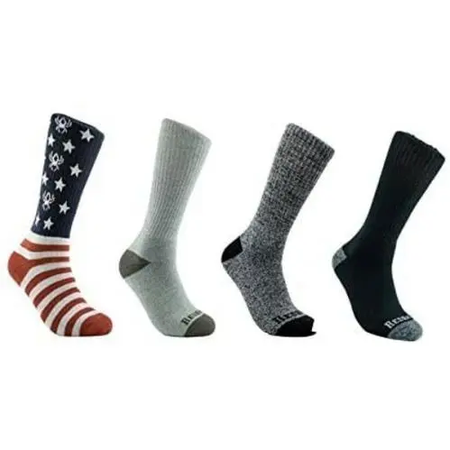Redback Boots Variety Crew Bamboo Viscose Socks Mens Large 8 Pairs
