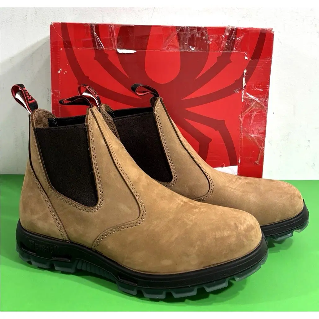 11.5 US Men`s Redback Bobcat Crazy Horse Soft Toe Boots Ubch