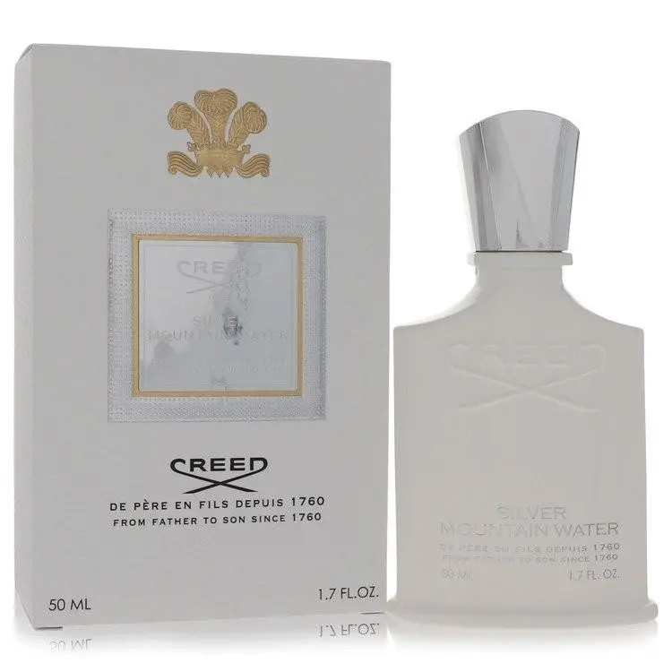 Silver Mountain Water 1.7 oz 50 ml Eau de Parfum Edp Spray Cologne For Men by Creed
