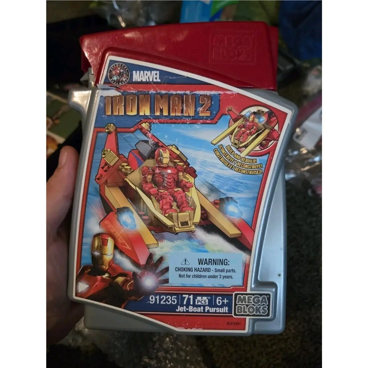 Variety Iron Man 2 Mega Bloks Jet-boat Pursuit 1955 - Mark IV Figure