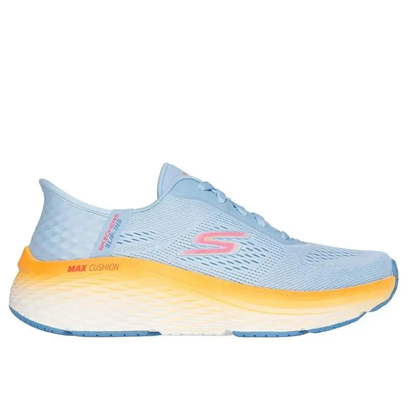 Skechers shoes - Max Cushioning Elite Slip In Running Shoes - 129626W - Blue / Orange 11
