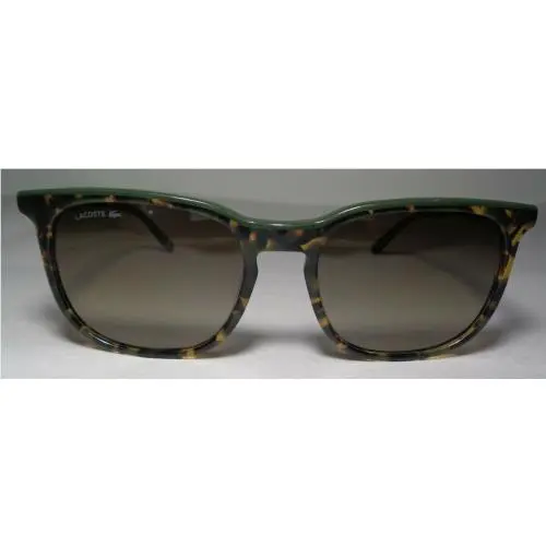 L925S Dark Havana Green Women`s Sunglasses by Lacoste