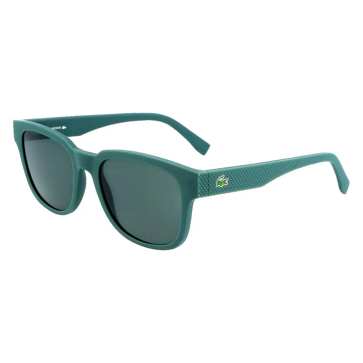 L982S 301 53mm Matte Green Grey Green Lens Unisex Squared Sunglasses by Lacoste