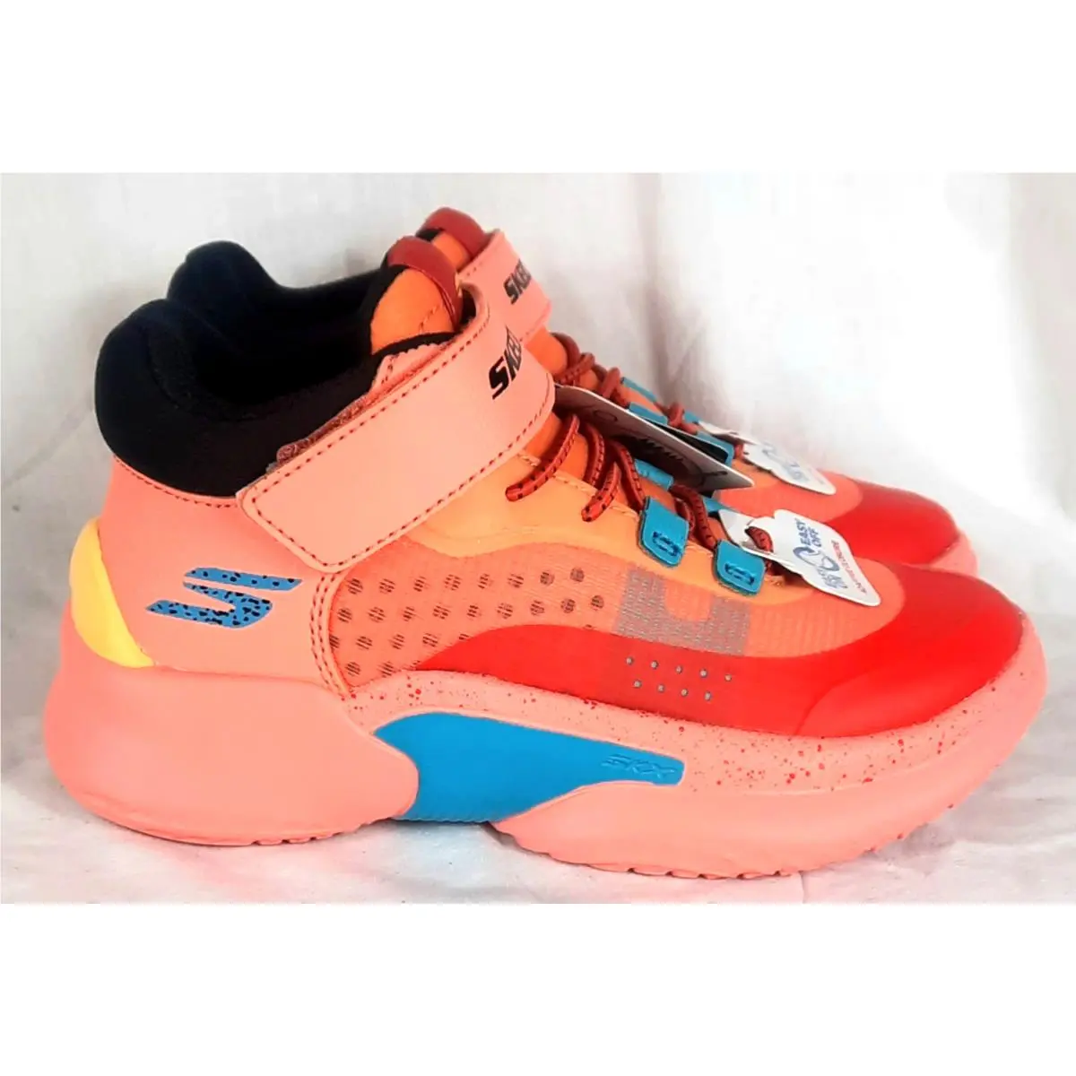 Skechers Skx Court Hype Hooper Hero Little Kids Shoes Size 12 Orange