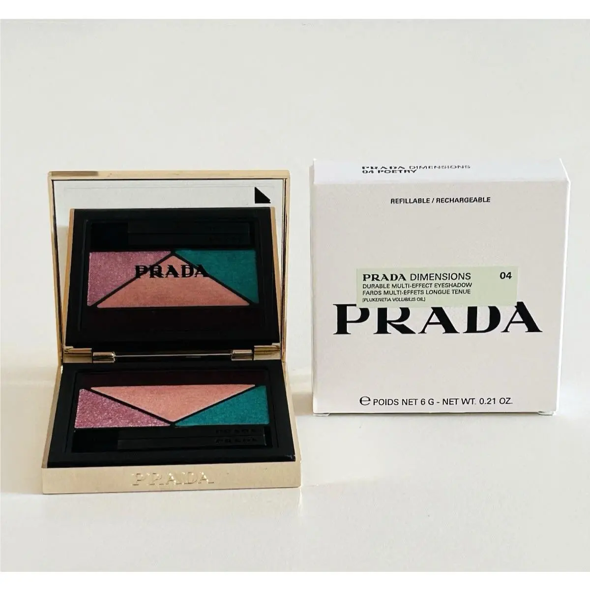 Prada Beauty Dimensions Multi Effect Refillable Eyeshadow Palette 04 Poetry