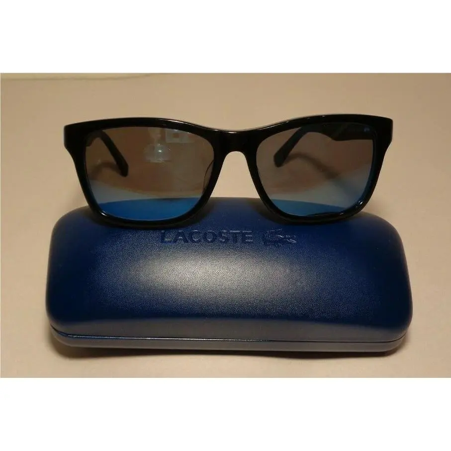 L683S Black Blue Women`s Sunglasses by Lacoste