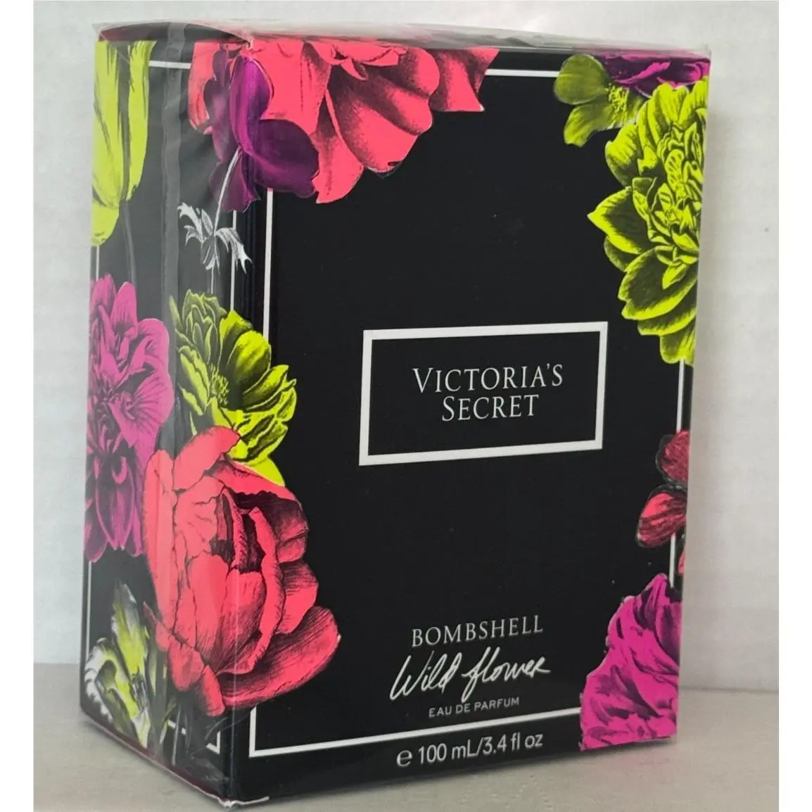 Victoria`s Secret Bombshell Wild Flower Eau De Parfum Perfume 3.4oz