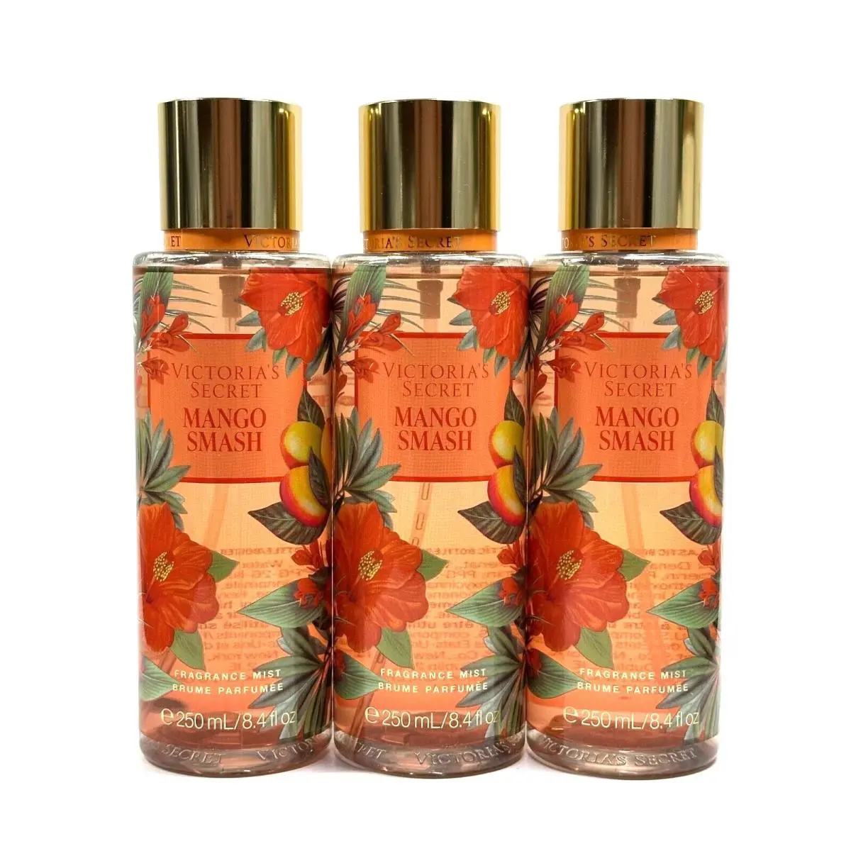 3 Victoria`s Secret Mango Smash Fragrance Body Mist Limited ED