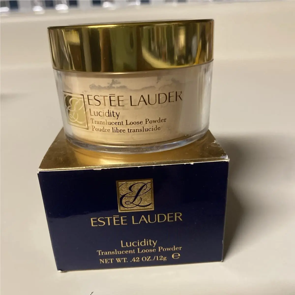 Estee Lauder Lucidity Translucent Loose Powder Glitter -01 Retired Vtg by Estée Lauder