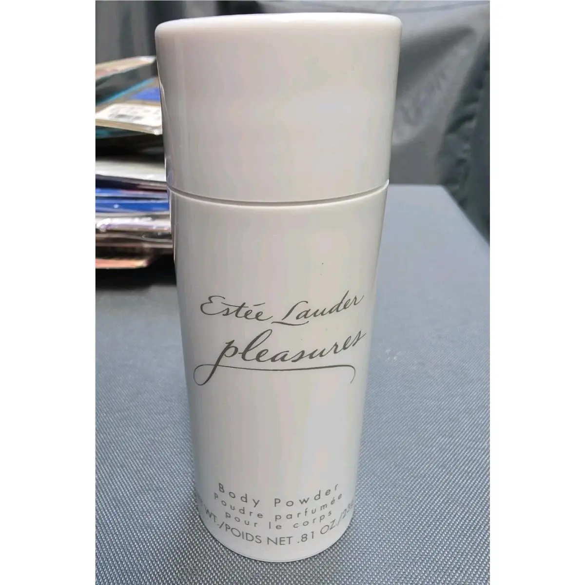 Vintage Estee Lauder Pleasures Perfumed Body Powder 0.81oz 23g Batch A78 by Estée Lauder