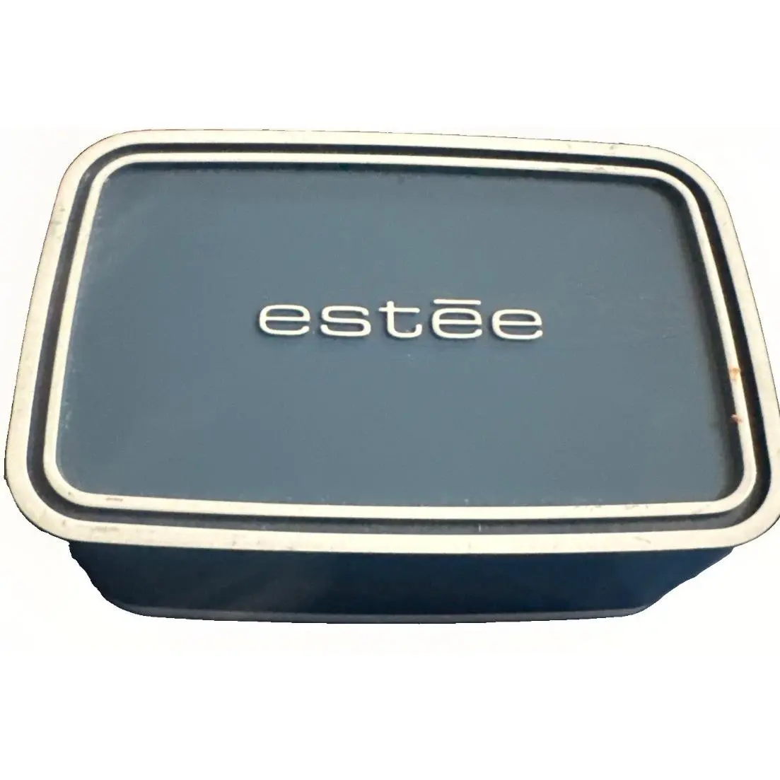 Vtg Estee Lauder Estee Perfumed Soap Bar Nos W/ Blue Travel Case by Estée Lauder