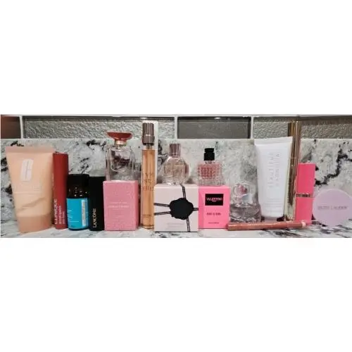 15 Women Lipstick Parfum Lot Estee Lauder Beautiful Valentino Born Roma Lancôme by Estée Lauder