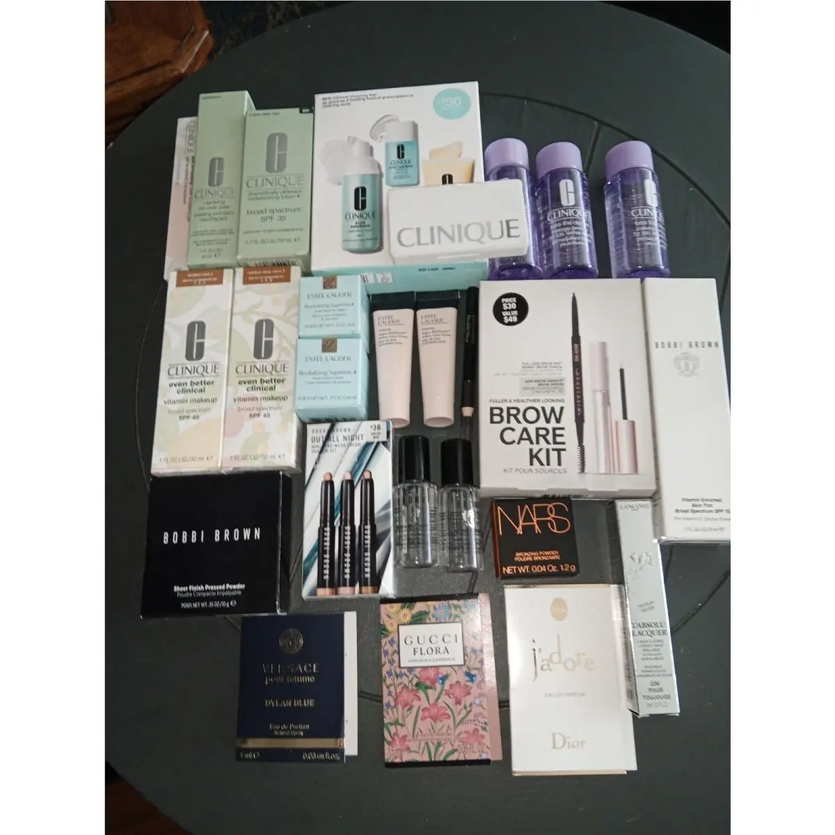 Lot High End Skincare Cosmetics Fragrance Estee Clinique Bobbi Full Sample by Estée Lauder