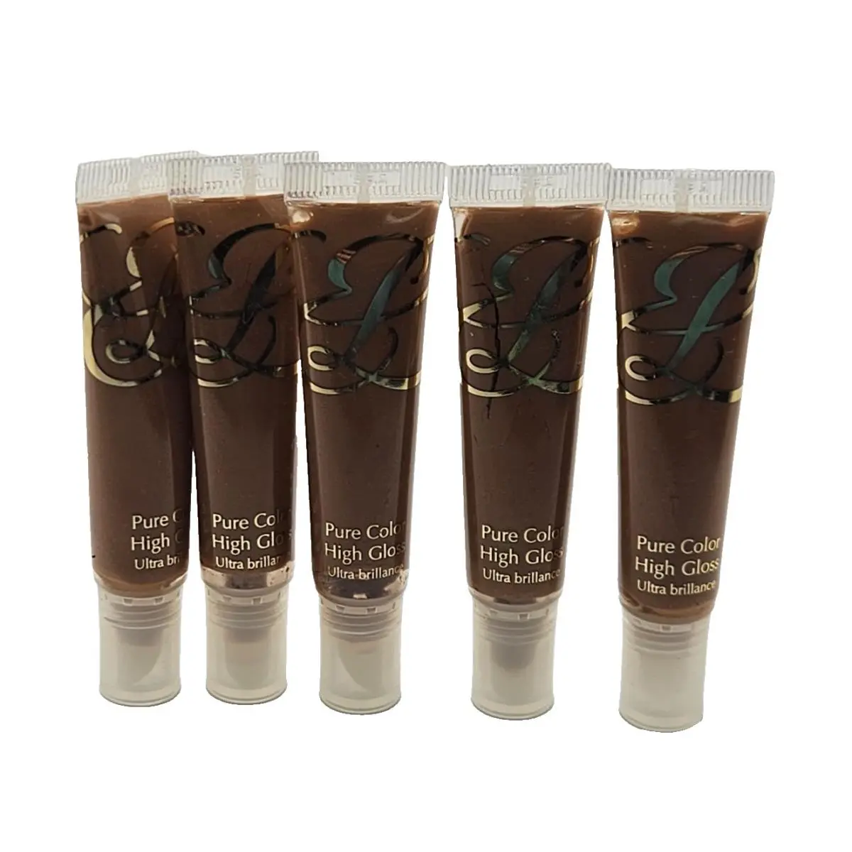 5 Estee Lauder High Gloss Ultra Brilliance in 01 Bare Glow Travel Size by Estée Lauder