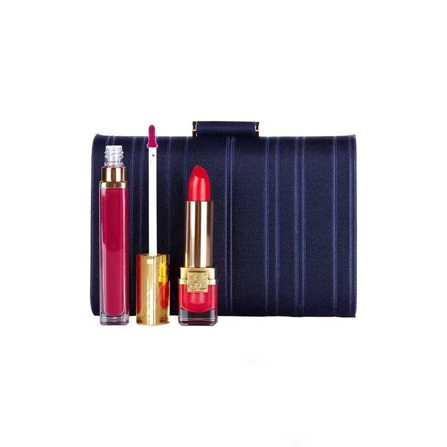 Estee Lauder Derek Lam Best Dressed 3pc Lips Set: Barcelona Rose Wet Plum Bag by Estée Lauder