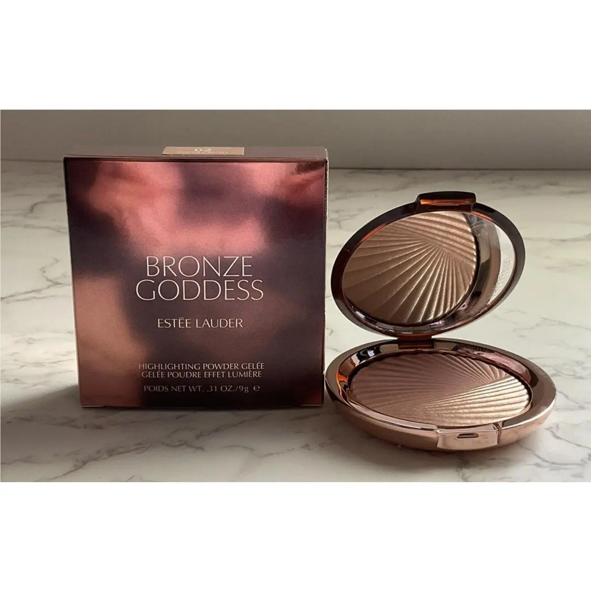 Estee Lauder Bronze Goddess Highlighting Powder Gelee 02 Solar Crush 0.31 oz 9 g