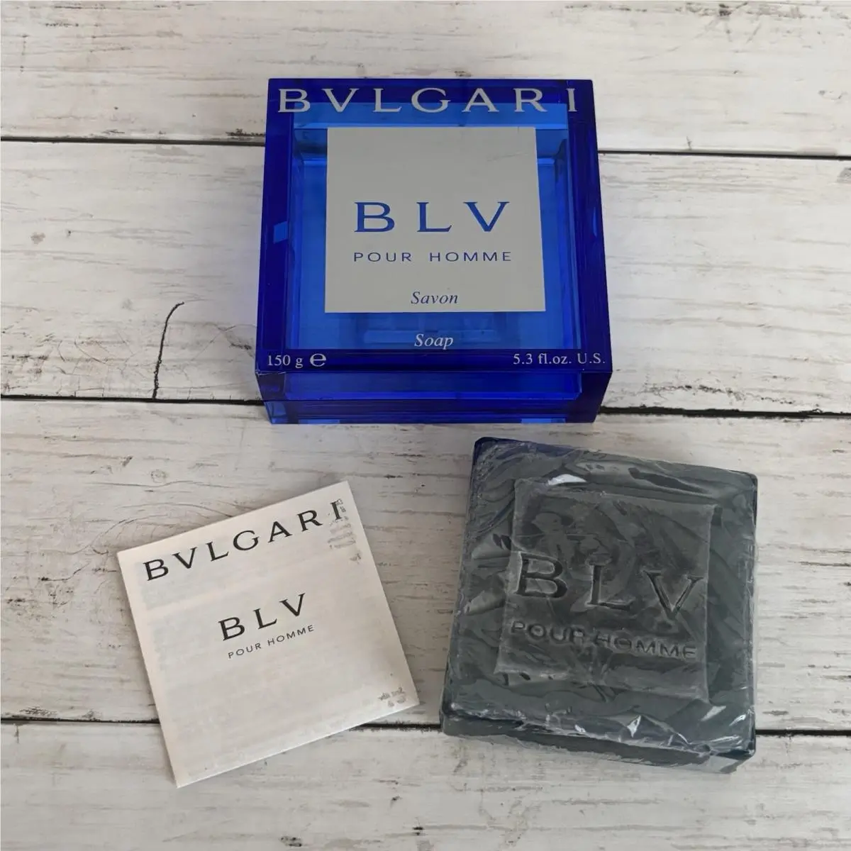 Blv Pour Homme Bar Soap Vintage Case/soap Dish by Bvlgari