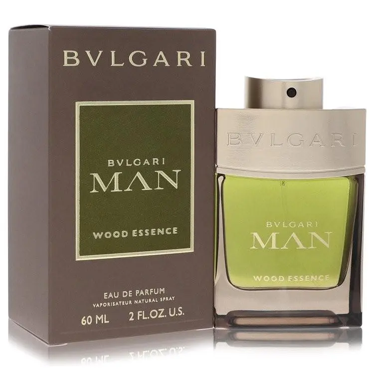 Man Wood Essence Eau de Parfum Spray 2 oz 60 ml Men`s Perfume Bottle by Bvlgari