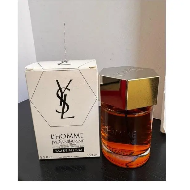 L`homme Eau de Parfum By Yves Saint Lauren 3.3 Oz. Edp Men White Box W/ Cap