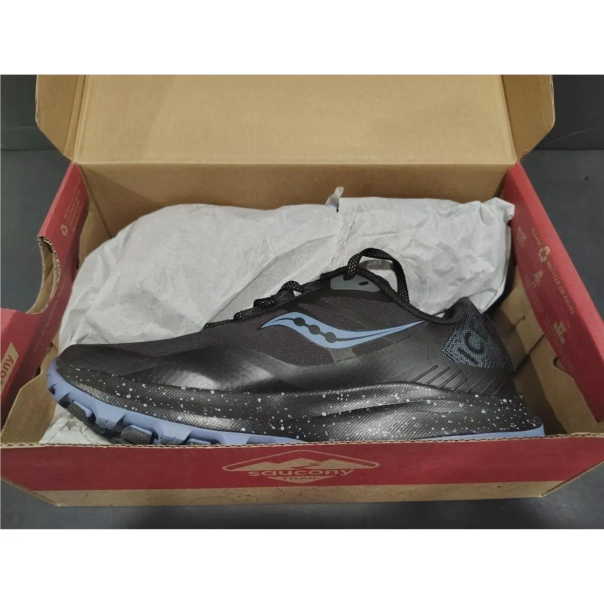 Saucony shoes - Saucony Peregrine ICE - Peregrine ICE - S10791-10 - Black (UPC: 0195018356864) 3