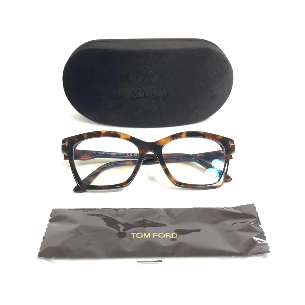 Tiffany Co. Eyeglasses Frame TF5965-B Eco 052 Tortoise Brown Cat Eye 53-17-140 by Tiffany & Co.