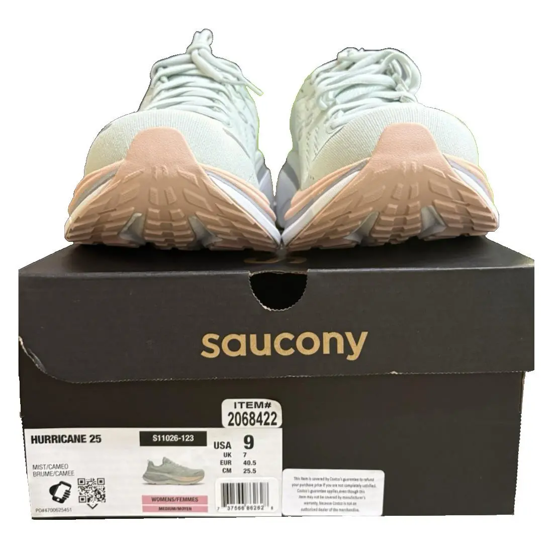 Saucony shoes - Saucony Hurricane 25 - Hurricane - 10258830623016 - Mist/Cameo (UPC: 0195021611721) 0