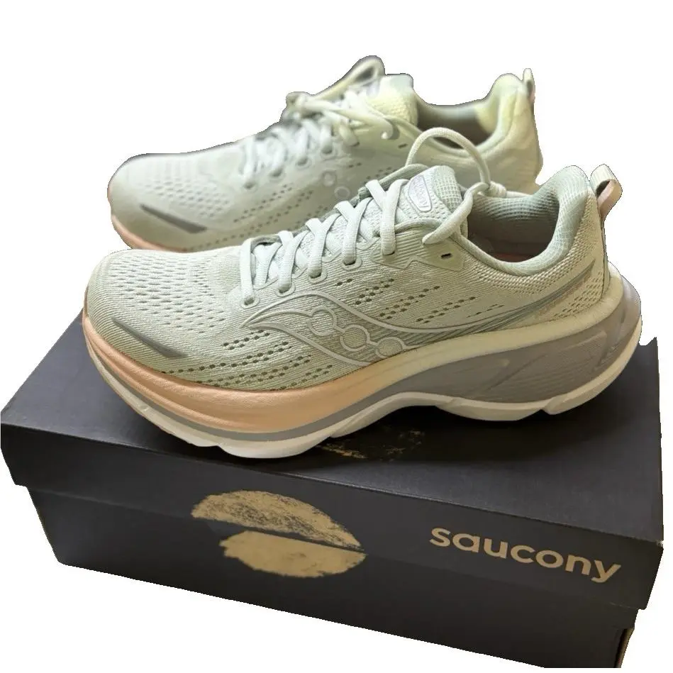 Saucony shoes - Saucony Hurricane 25 - Hurricane - 10258830623016 - Mist/Cameo (UPC: 0195021611721) 1