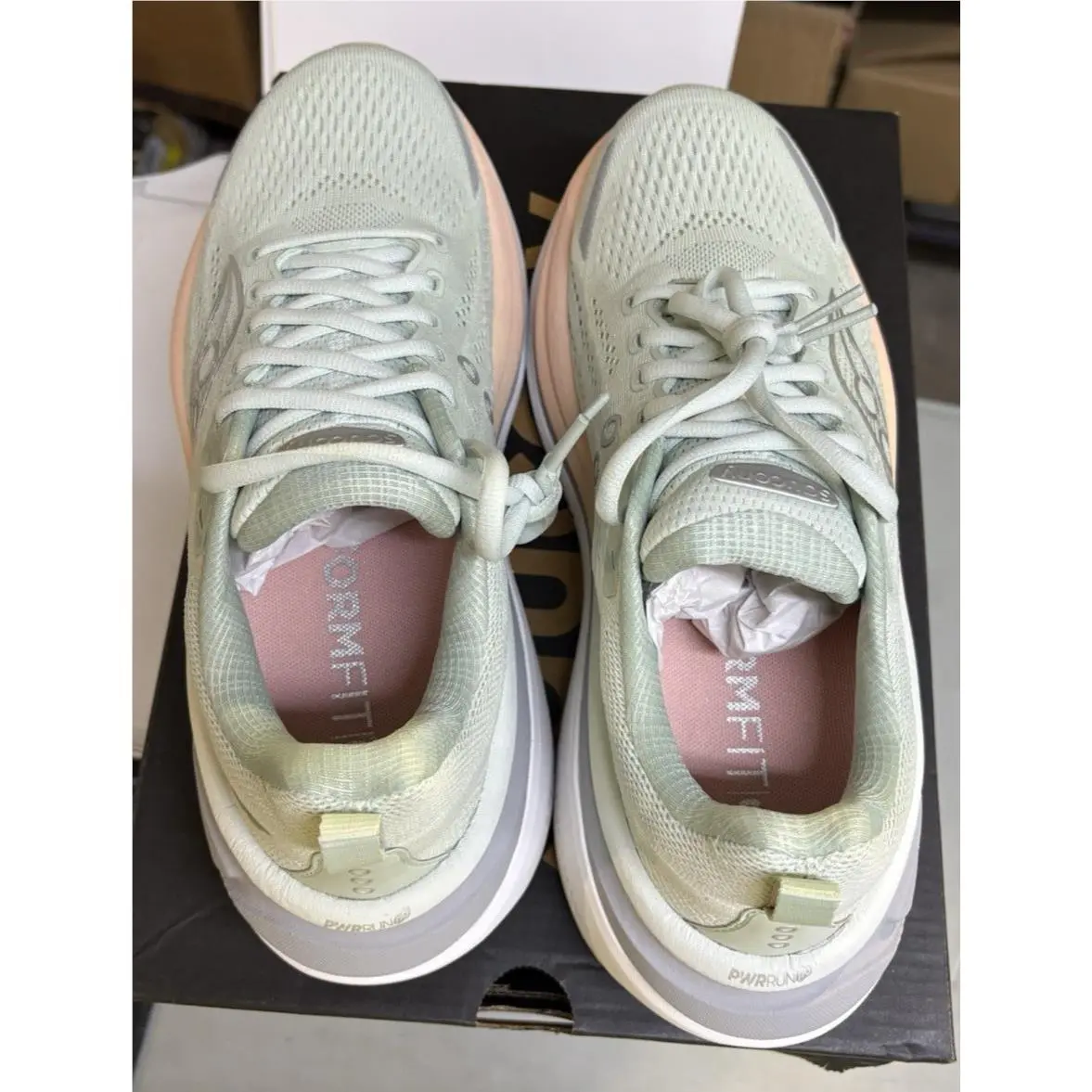 Saucony shoes - Saucony Hurricane 25 - Hurricane - 10258830623016 - Mist/Cameo (UPC: 0195021611721) 3