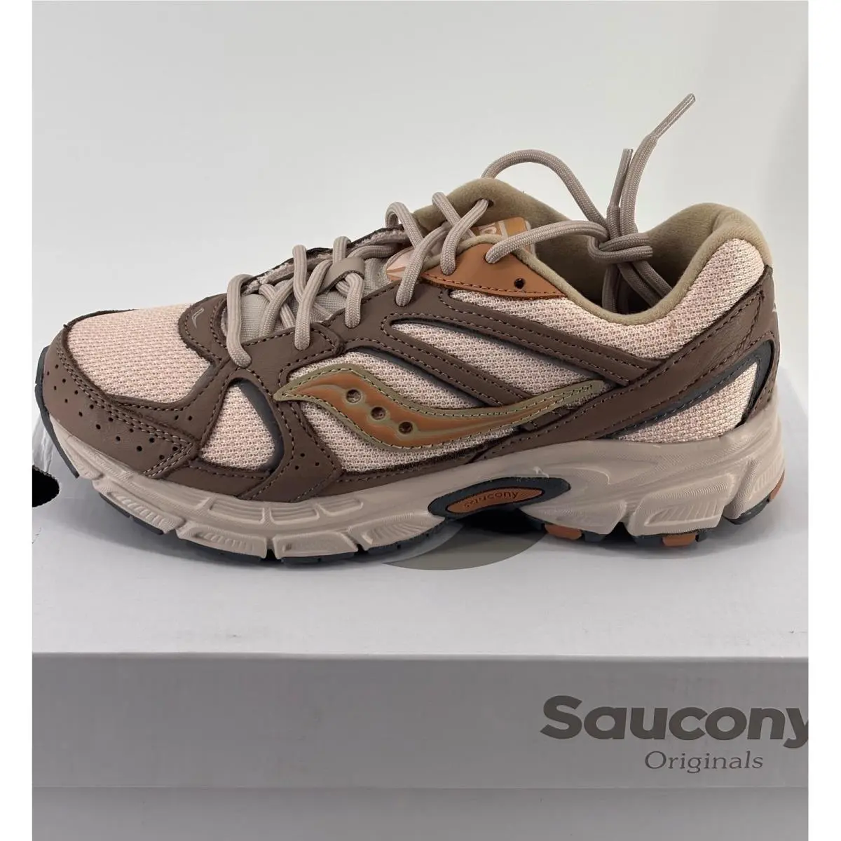 Saucony Ride Millennium Women 6.5 Pink Taupe S60940-2 Retro Y2K Sneaker