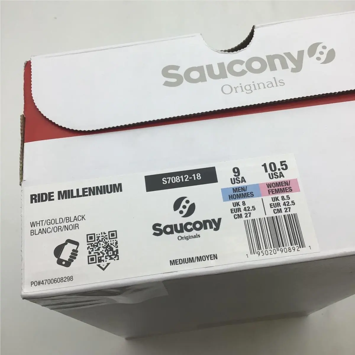 Saucony shoes - Ride Millennium - Ride Millennium - White 4