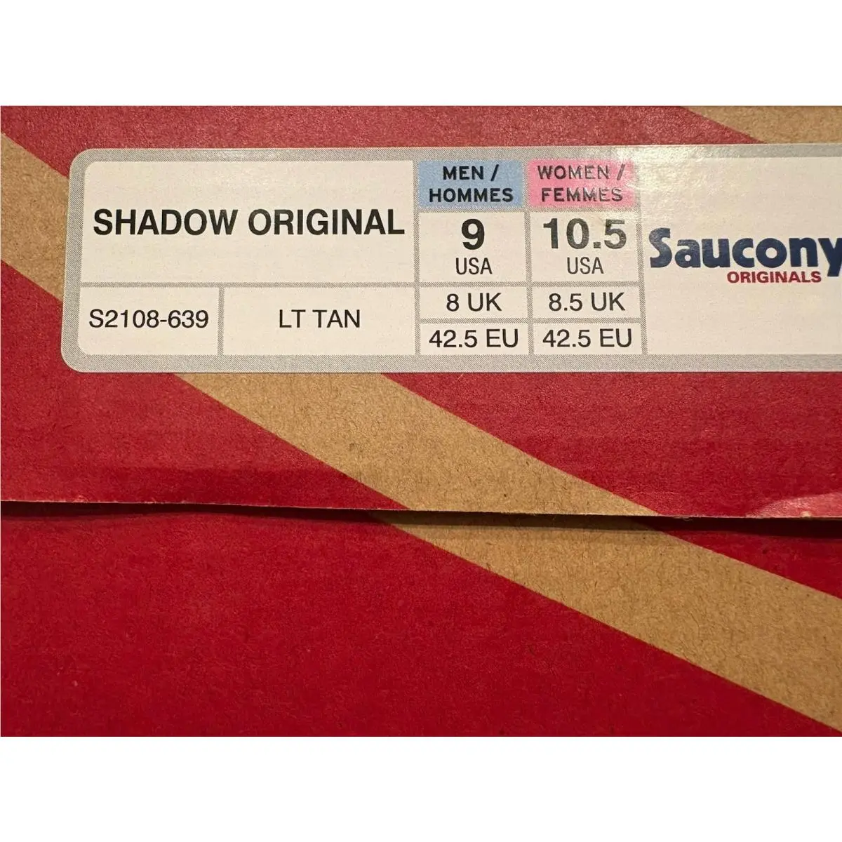 Saucony shoes - Saucony Shadow Original - Shadow Original - S2108-639 - LIGHT TAN 7
