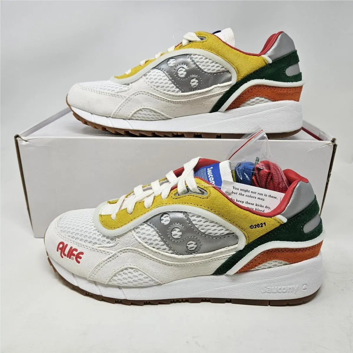 Men`s Saucony Shadow 6000 Alife York Shoe / Multicolor / S70679-1 / Size 8.5