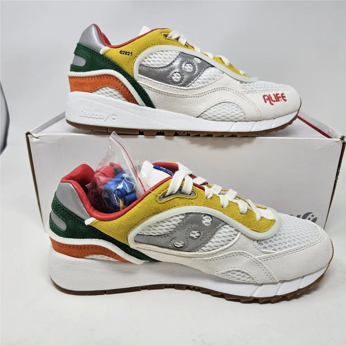 Saucony shoes - Saucony ALIFE x Shadow 6000 - S70679-1 - White / Multi 0